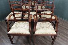 Load image into Gallery viewer, English Mahogany Chairs set of 8