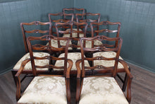 Load image into Gallery viewer, English Mahogany Chairs set of 8