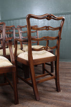 Load image into Gallery viewer, English Mahogany Chairs set of 8