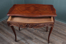 Load image into Gallery viewer, French Walnut Drawered Occasional Table c.1890