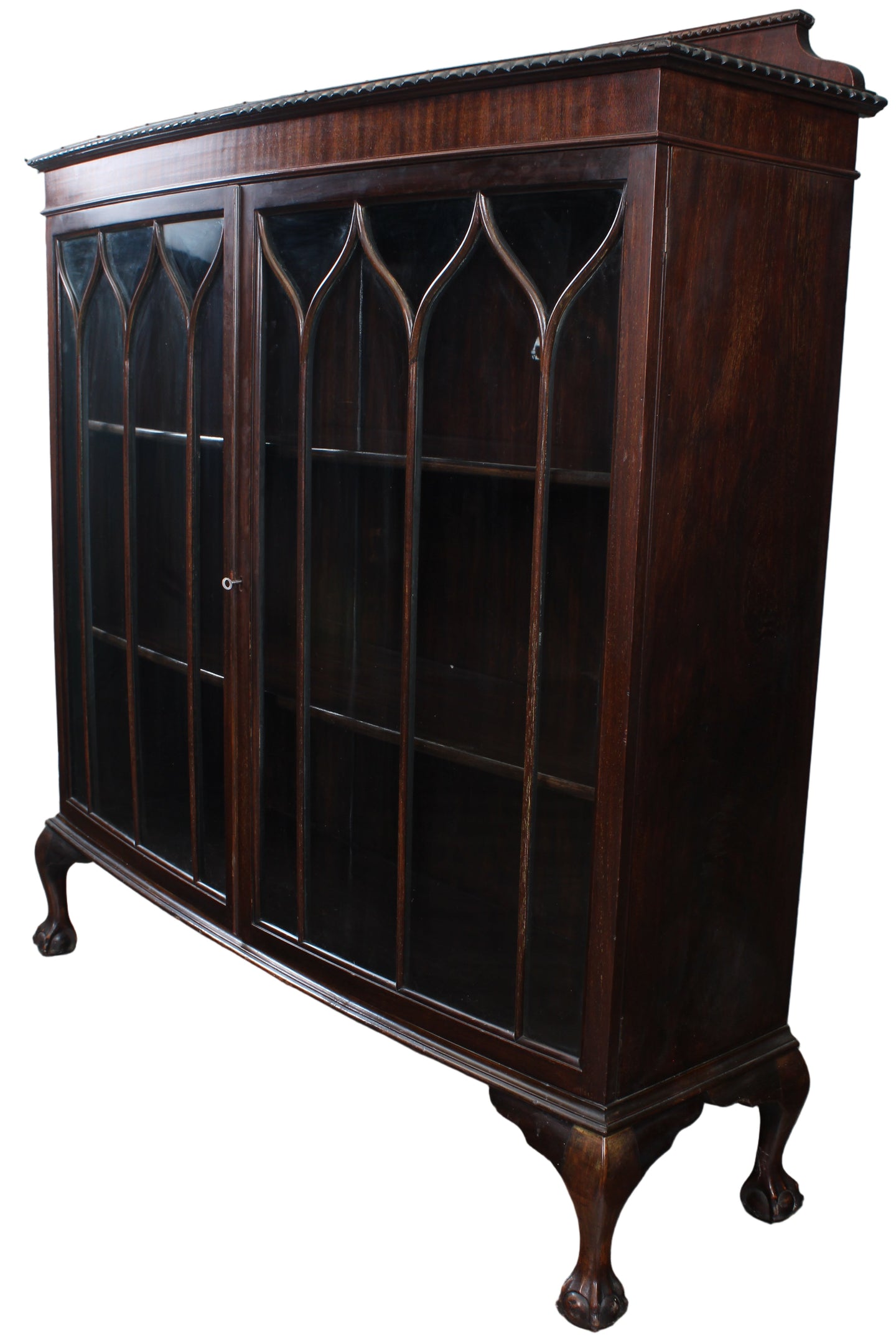 English Mahogany Bookcase c.1900