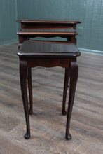 Load image into Gallery viewer, English Mahogany Nest of Tables c.1900