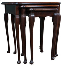 Load image into Gallery viewer, English Mahogany Nest of Tables c.1900