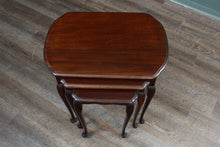 Load image into Gallery viewer, English Mahogany Nest of Tables c.1900