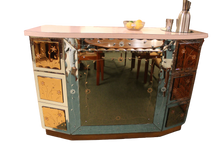 Load image into Gallery viewer, English Art Deco Mirrored Bar c.1920