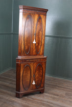 Load image into Gallery viewer, English Walnut Corner Cabinet Cocktail c.1950