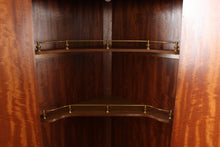 Load image into Gallery viewer, English Walnut Corner Cabinet Cocktail c.1950