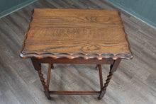 Load image into Gallery viewer, English Oak Barley Twist Occasional Table c.1900
