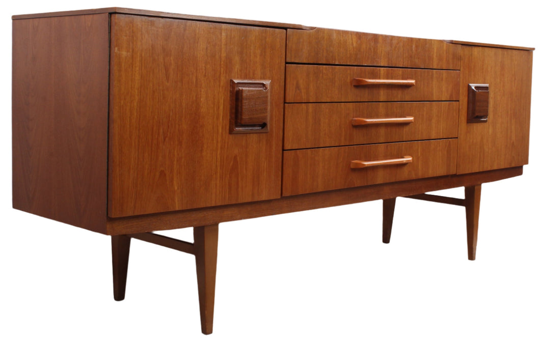 Mid Century Modern Teak Credenza by Beautility C.1960