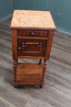 Load image into Gallery viewer, French Marble Top Chevet c.1890