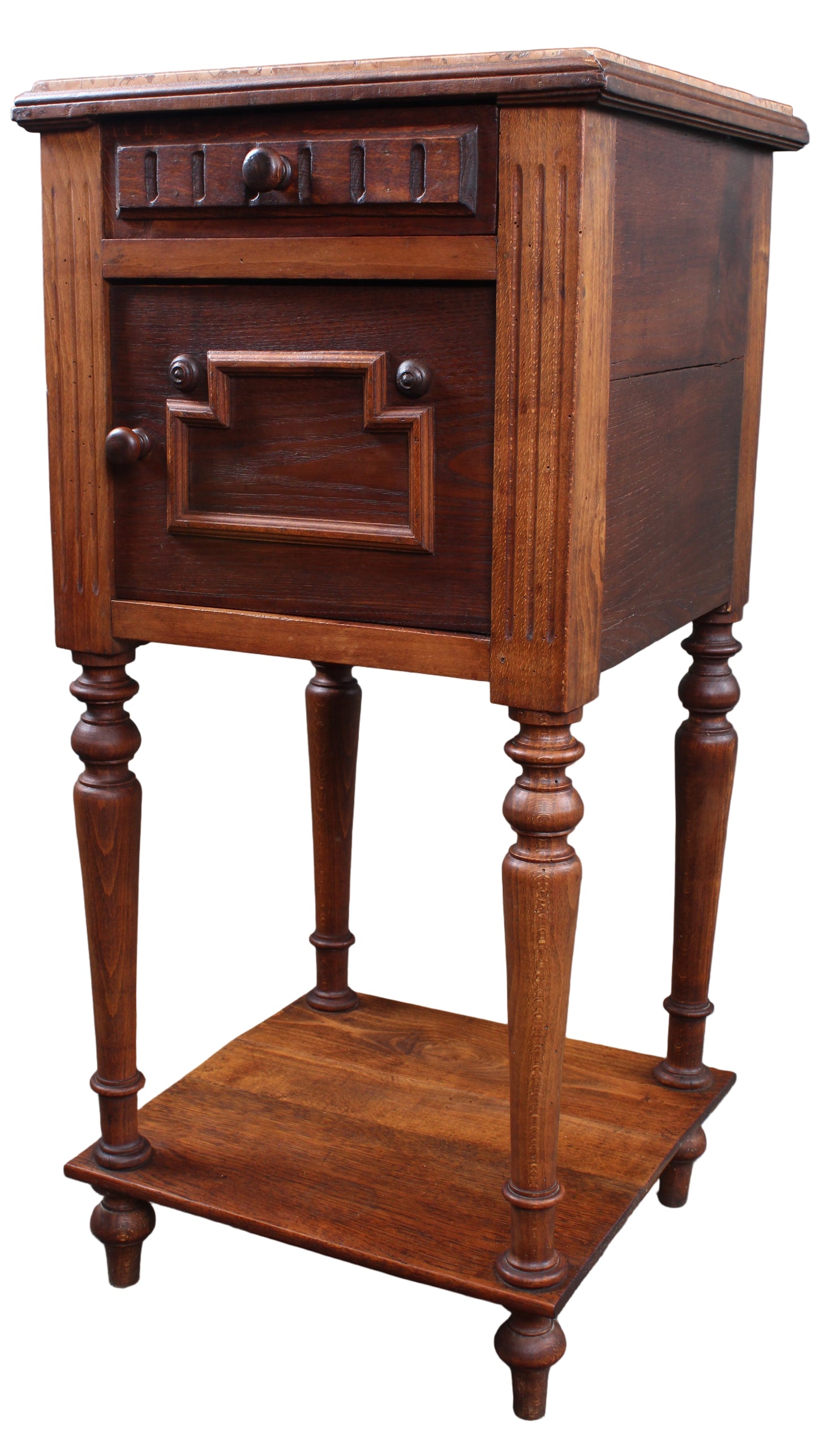 French Marble Top Chevet c.1890