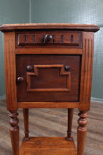 Load image into Gallery viewer, French Marble Top Chevet c.1890