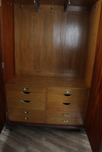 Load image into Gallery viewer, English Mahogany Waring &amp; Gillow Triple Wardrobe