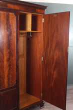 Load image into Gallery viewer, English Mahogany Waring &amp; Gillow Triple Wardrobe