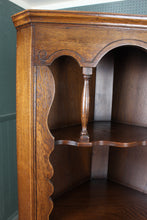 Load image into Gallery viewer, English Oak Corner Cabinet c.1930