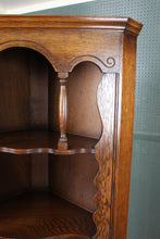 Load image into Gallery viewer, English Oak Corner Cabinet c.1930
