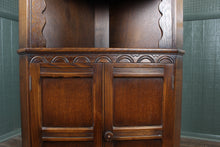 Load image into Gallery viewer, English Oak Corner Cabinet c.1930