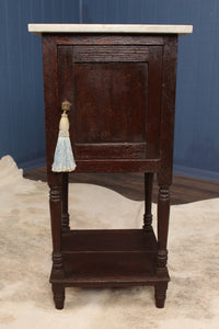 French Marble Topped Chevet c.1890