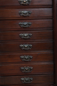 English Mahogany Music Cabinet c.1910