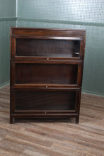 Load image into Gallery viewer, Mahogany Gunn Barrister Bookcase c.1900