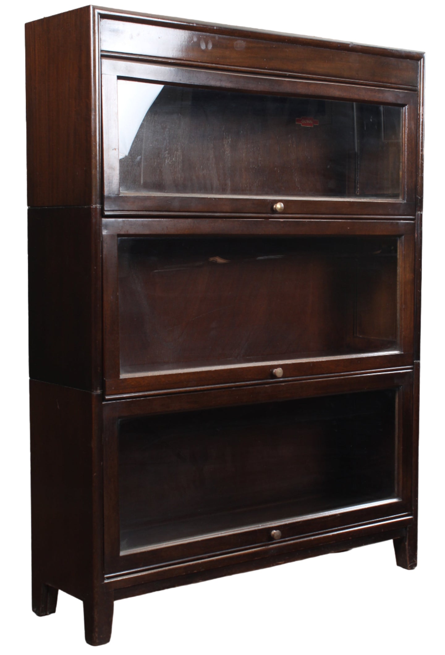 Mahogany Gunn Barrister Bookcase c.1900