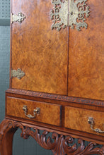 Load image into Gallery viewer, English Walnut Cocktail Cabinet c.1920