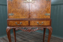 Load image into Gallery viewer, English Walnut Cocktail Cabinet c.1920