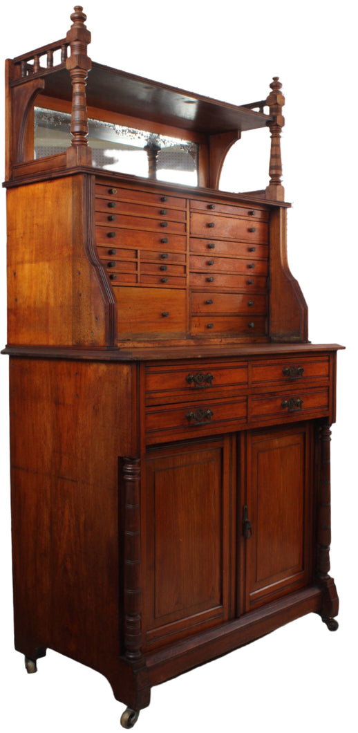 English Mahogany Dental Cabinet c.1890