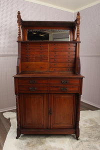 English Mahogany Dental Cabinet c.1890