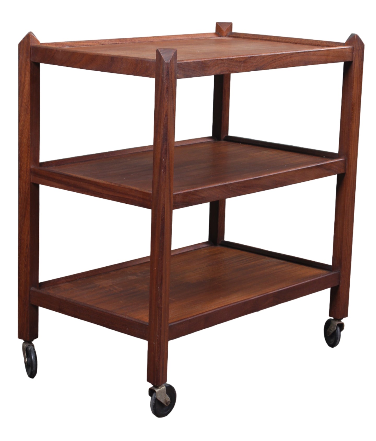 Danish Teak Midcentury Bar Cart c.1960