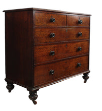 Load image into Gallery viewer, English Oak Chest of Drawers c.1860