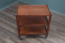 Load image into Gallery viewer, Danish Teak Midcentury Bar Cart c.1960
