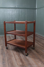 Load image into Gallery viewer, Danish Teak Midcentury Bar Cart c.1960