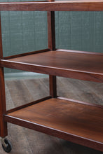 Load image into Gallery viewer, Danish Teak Midcentury Bar Cart c.1960