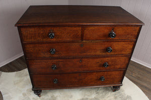 English Oak Chest of Drawers c.1860