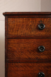 English Oak Chest of Drawers c.1860