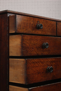 English Oak Chest of Drawers c.1860