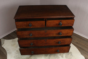 English Oak Chest of Drawers c.1860