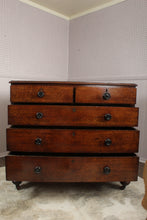 Load image into Gallery viewer, English Oak Chest of Drawers c.1860