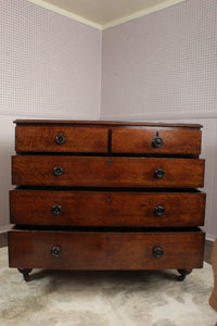 English Oak Chest of Drawers c.1860