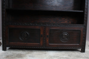 English Oak Bookcase c.1890