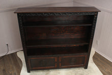 Load image into Gallery viewer, English Oak Bookcase c.1890