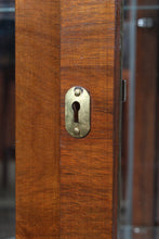 Load image into Gallery viewer, English Walnut Display Cabinet c.1930