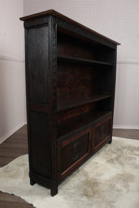 English Oak Bookcase c.1890