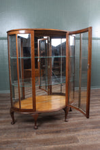 Load image into Gallery viewer, English Walnut Display Cabinet c.1930