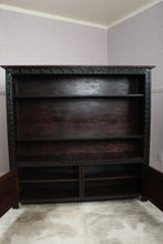 Load image into Gallery viewer, English Oak Bookcase c.1890