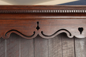 English Oak Inlaid Welsh Dresser c.1900