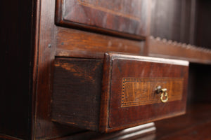 English Oak Inlaid Welsh Dresser c.1900