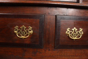 English Oak Inlaid Welsh Dresser c.1900