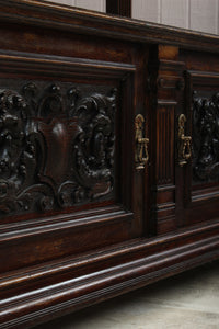 English Oak stamped Gillow & Co Server c.1890